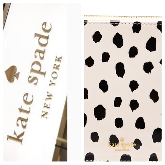 🎉HP🥳 Kate Spade♠️NY Flamingo Spotted Pouch Bag - Picture 4 of 8
